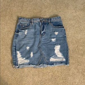 Jean skirt